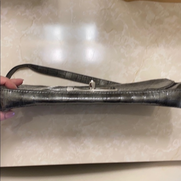 Gray Alligator Skin Small Bag - Picture 6 of 6